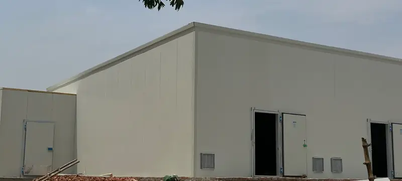 A finished MushroomWale grow-room block