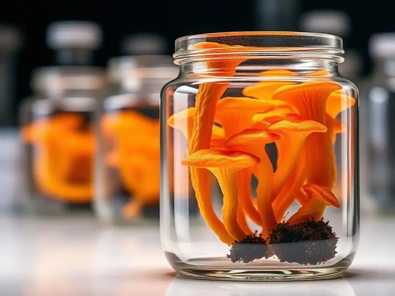Cordyceps Microfarm (Cordyceps militaris) — commercial cultivation by MushroomWale